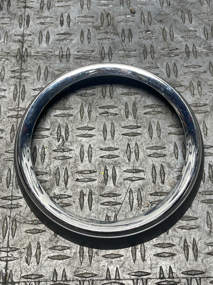 2011-14 Ford Mustang Premium Door Panel Speaker Chrome Ring Trim 294