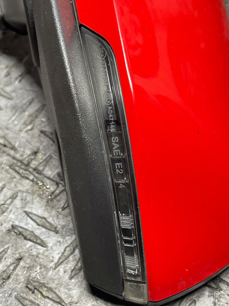 2015-23 Ford Mustang Driver LH Mirror Race Red PQ 56k Miles 310