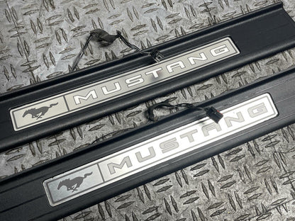 2018-23 Ford Mustang Illuminated Premium Door Sills LH RH 56k Miles 310