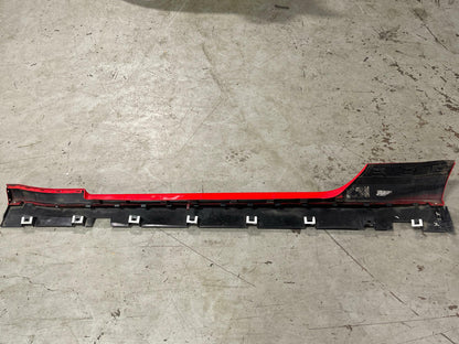 2015-23 Ford Mustang Passenger RH Side Skirt Rocker Race Red PQ 56k Miles 310