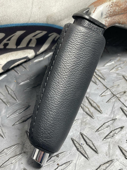 2018-23 Ford Mustang Leather Emergency Brake Handle Lever 56k Miles 310
