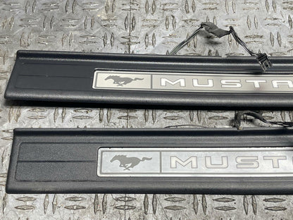 2018-23 Ford Mustang Illuminated Premium Door Sills LH RH 56k Miles 310