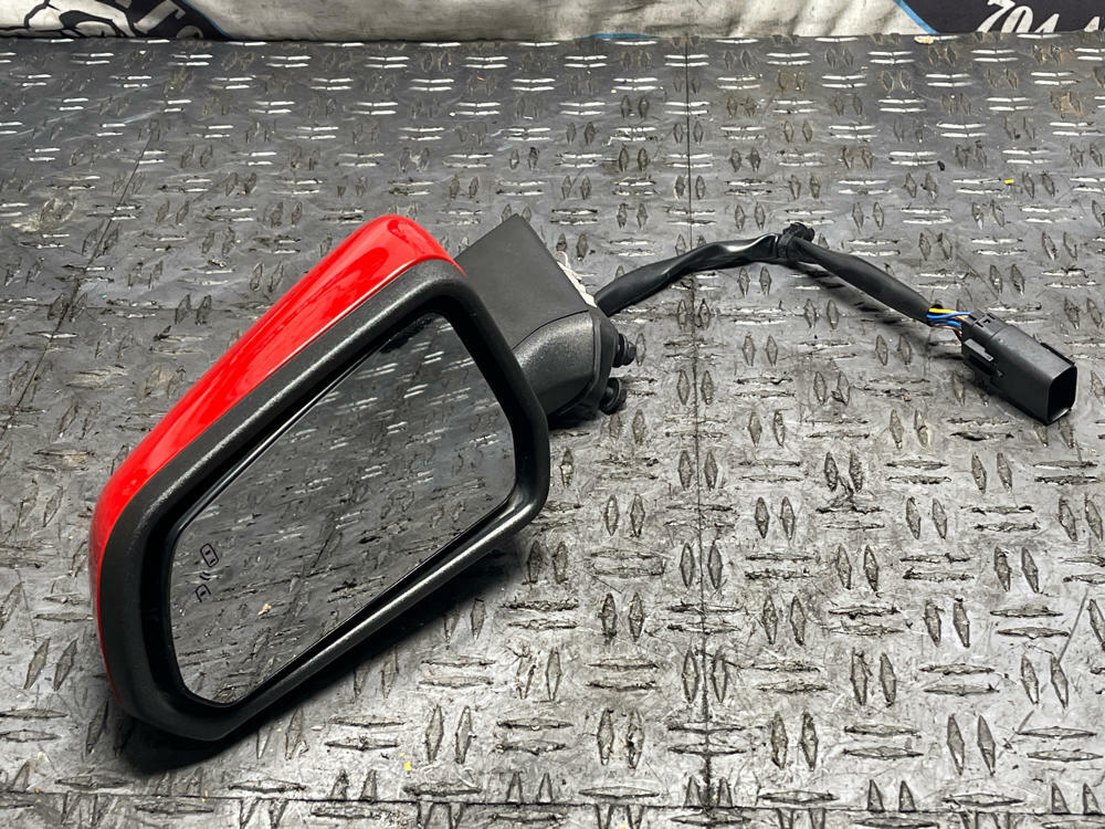 2015-23 Ford Mustang Driver LH Mirror Race Red PQ 56k Miles 310