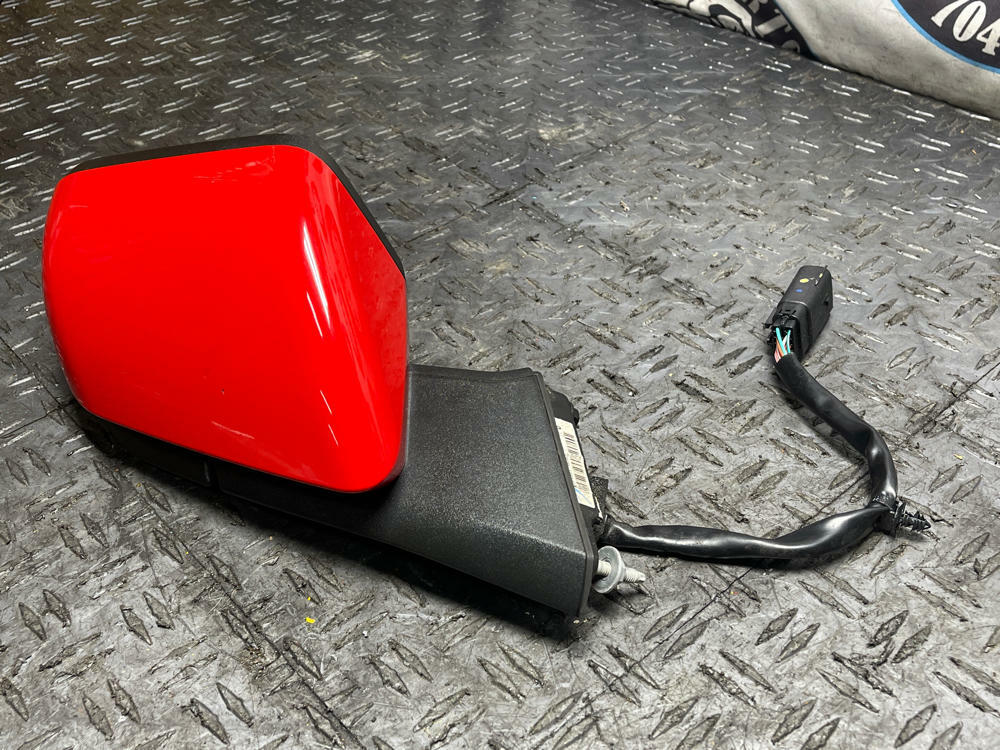 2015-23 Ford Mustang Passenger RH Mirror Race Red PQ 56k Miles 310