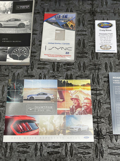 2015 Ford Mustang GT Owners Manual/Press Kit- COMPLETE 313