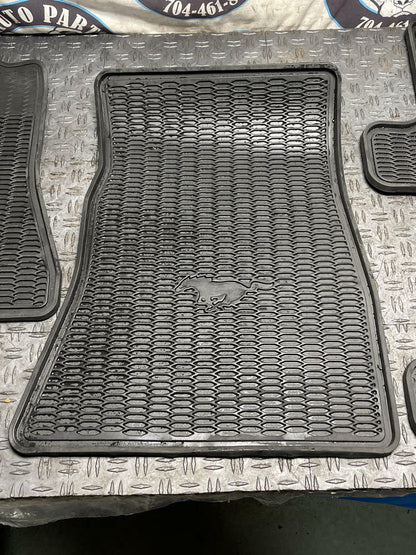 2015-17 Ford Mustang OEM Coupe Rubber Floor Mat Set 317