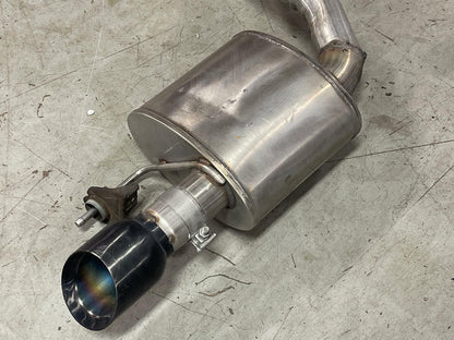2015-17 Ford Mustang GT Corsa Axle Back Mufflers Pair- Black Tips, Dual Exit 317