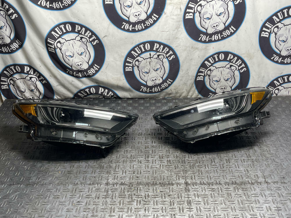 2015-17 Ford Mustang GT Aftermarket Head Lights Pair 317