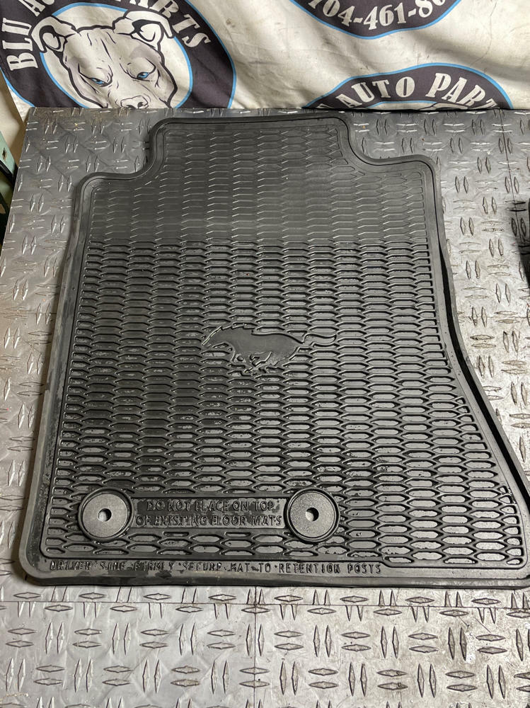 2015-17 Ford Mustang OEM Coupe Rubber Floor Mat Set 317
