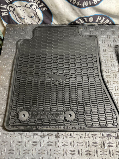2015-17 Ford Mustang OEM Coupe Rubber Floor Mat Set 317