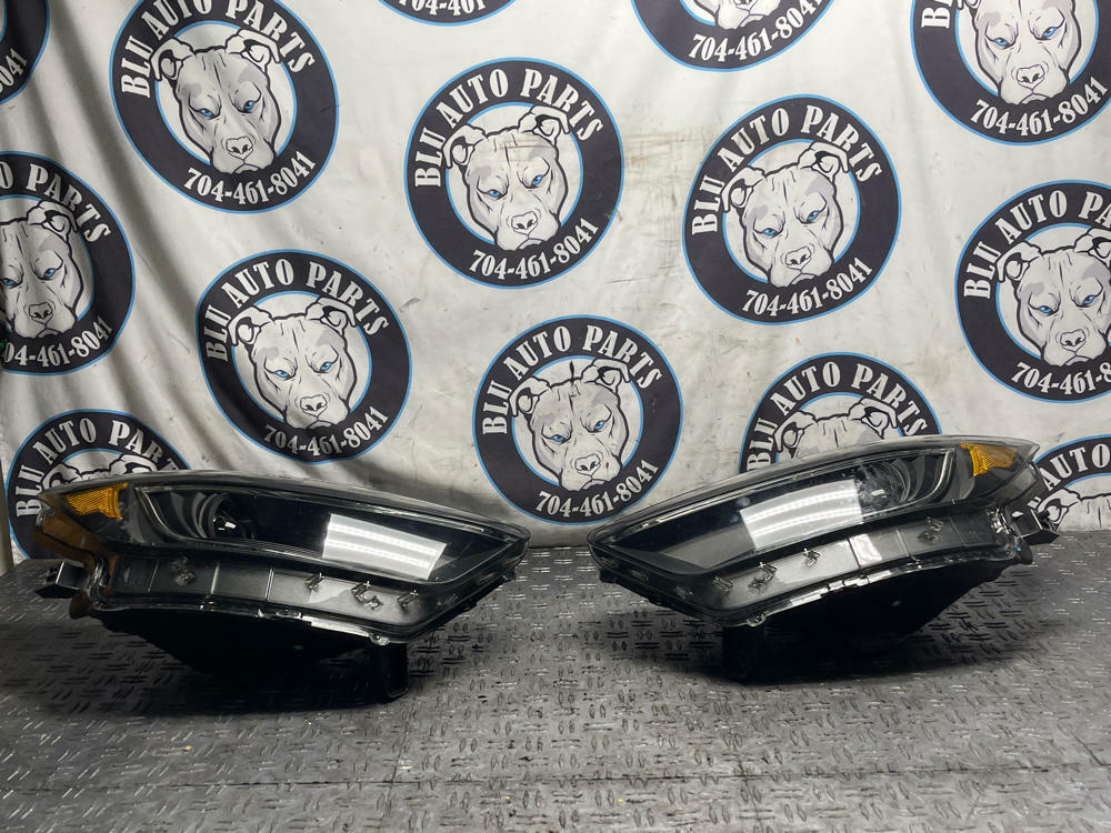 2015-17 Ford Mustang GT Aftermarket Head Lights Pair 317