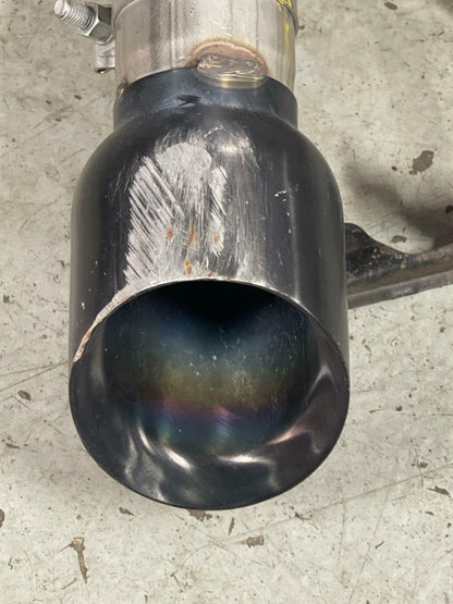 2015-17 Ford Mustang GT Corsa Axle Back Mufflers Pair- Black Tips, Dual Exit 317