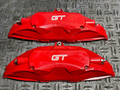 2015-17 Ford Mustang GT Front Brake Caliper Red Faux Covers 317
