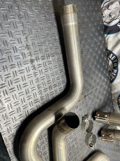 2011-14 Ford Mustang GT Aftermarket Over The Axle Pipes 3 Inch 311