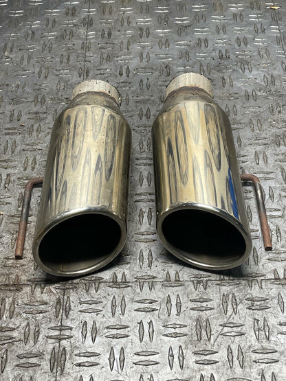 2003-04 Ford Mustang SVT Cobra Aftermarket Exhaust Tips- Unsure of Brand