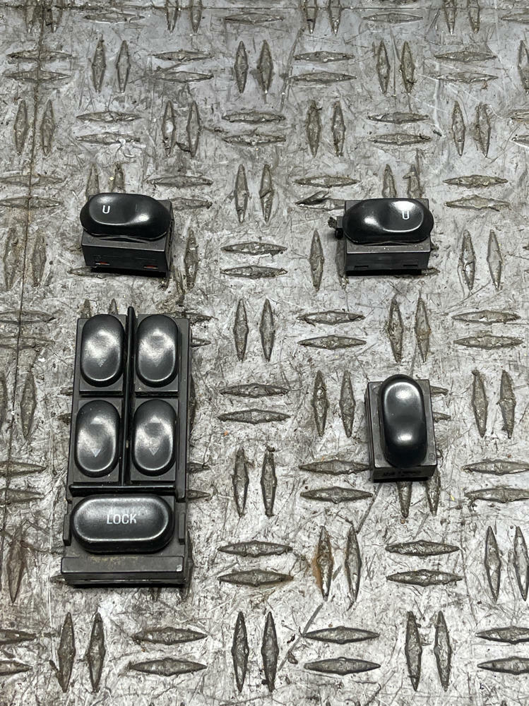 2003-04 Ford Mustang SVT Cobra Convertible Window Control Switches- FADED 314