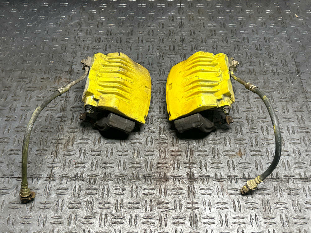 2003-04 Ford Mustang SVT Cobra OEM PBR Front Brake Calipers- Yellow 314