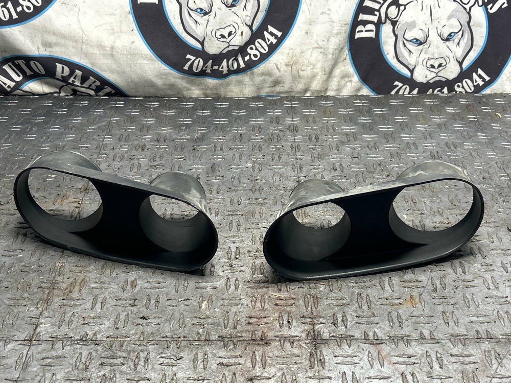 2003-04 Ford Mustang SVT Cobra Front Bumper Fog Light Bezels Pair 314