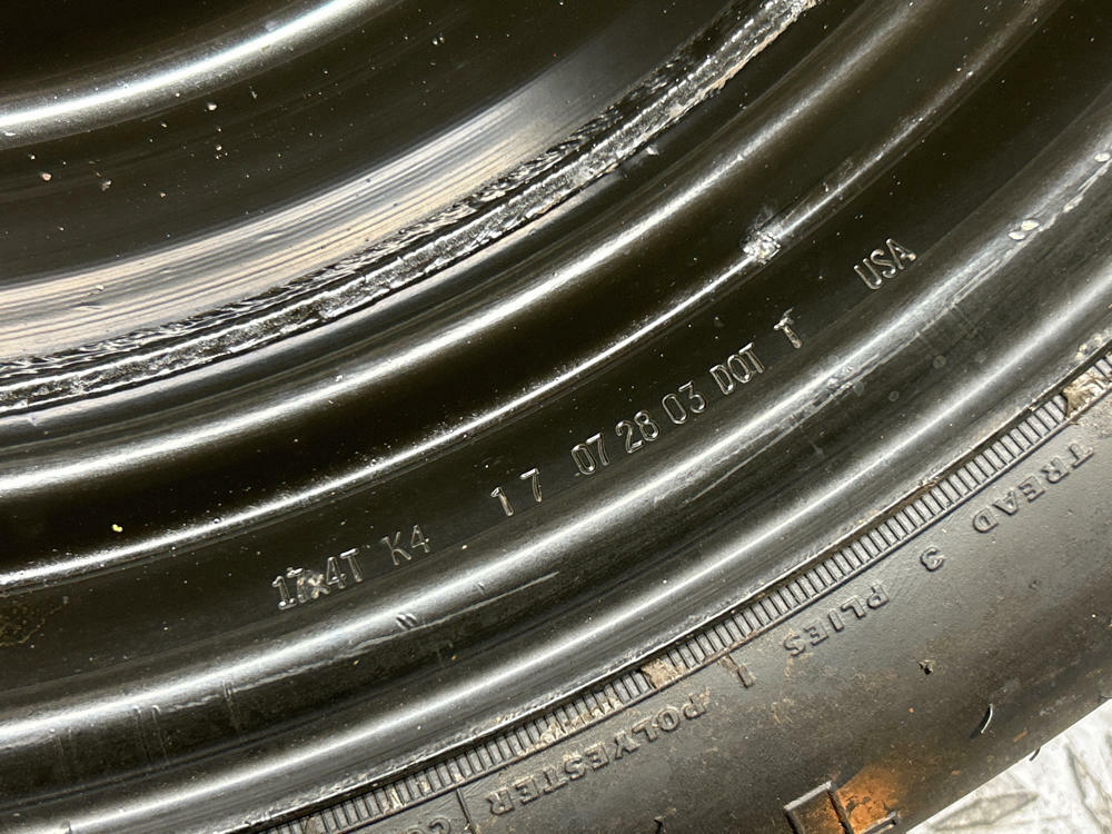 2003-04 Ford Mustang SVT Cobra Spare Tire- TIRE ONLY 314