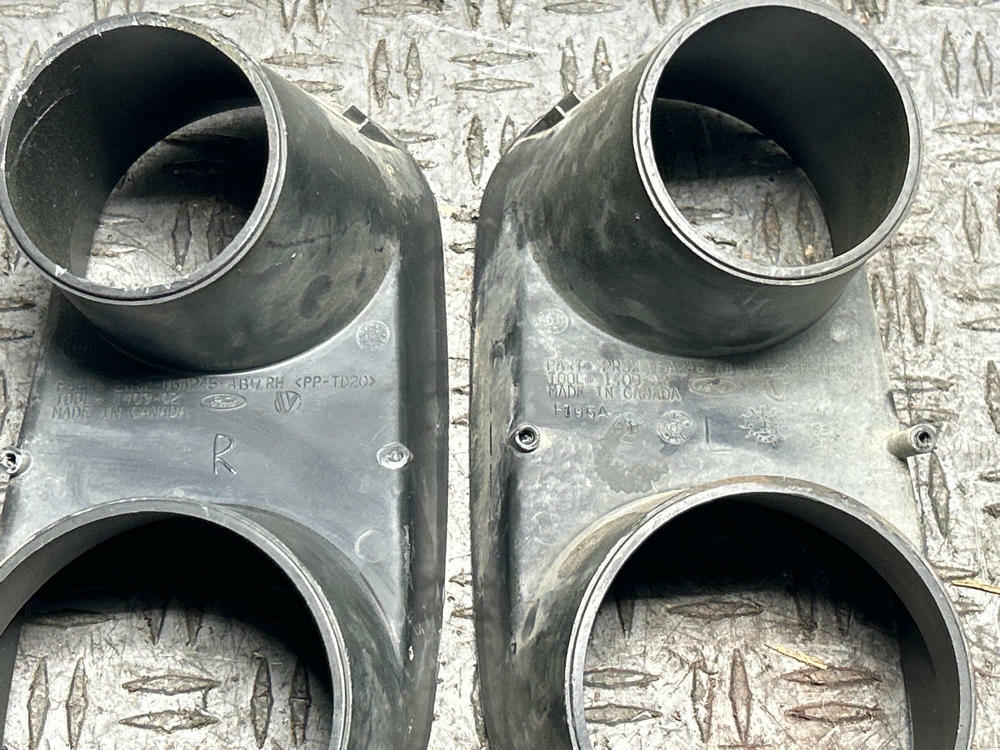 2003-04 Ford Mustang SVT Cobra Front Bumper Fog Light Bezels Pair 314