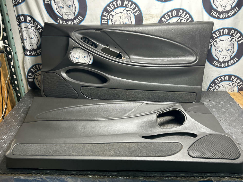 2003-04 Ford Mustang SVT Cobra OEM Door Panel Pair- Dark Charcoal 314