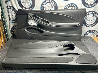 2003-04 Ford Mustang SVT Cobra OEM Door Panel Pair- Dark Charcoal 314