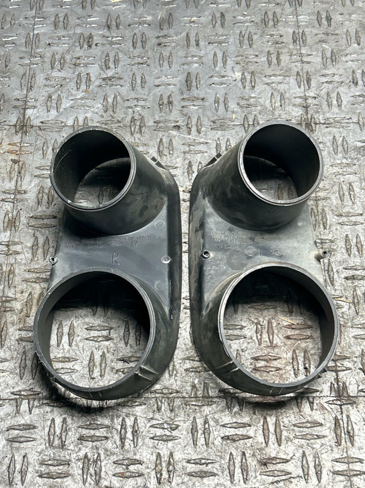 2003-04 Ford Mustang SVT Cobra Front Bumper Fog Light Bezels Pair 314