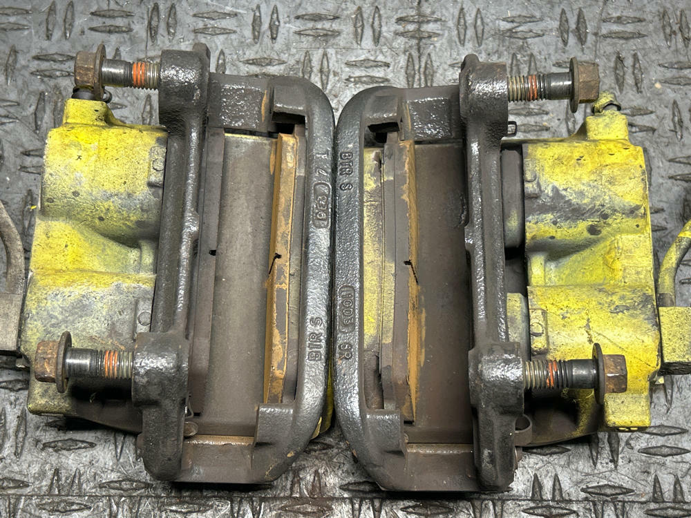 2003-04 Ford Mustang SVT Cobra OEM PBR Front Brake Calipers- Yellow 314