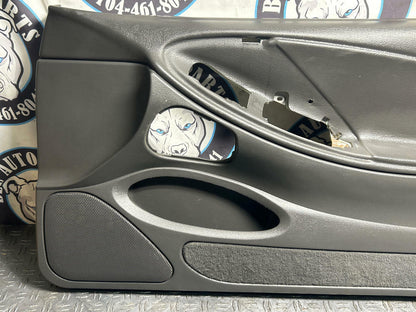 2003-04 Ford Mustang SVT Cobra OEM Door Panel Pair- Dark Charcoal 314