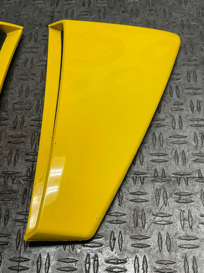 2003-04 Ford Mustang SVT Cobra Screaming Yellow Side Scoop Pair 314