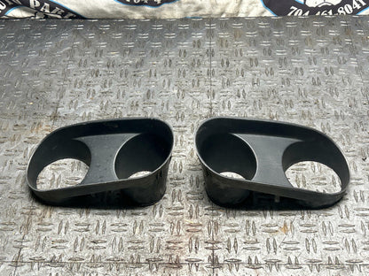 2003-04 Ford Mustang SVT Cobra Front Bumper Fog Light Bezels Pair 314