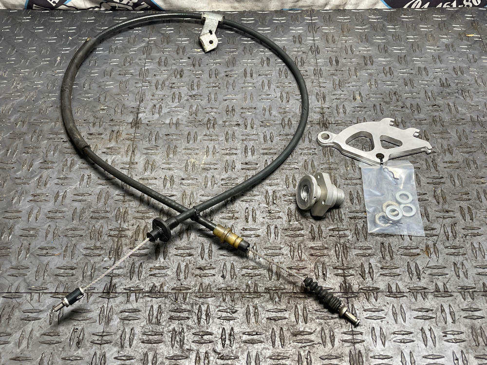 2003-04 Ford Mustang SVT Cobra Aftermarket Clutch Cable & Quadrant Assembly 314
