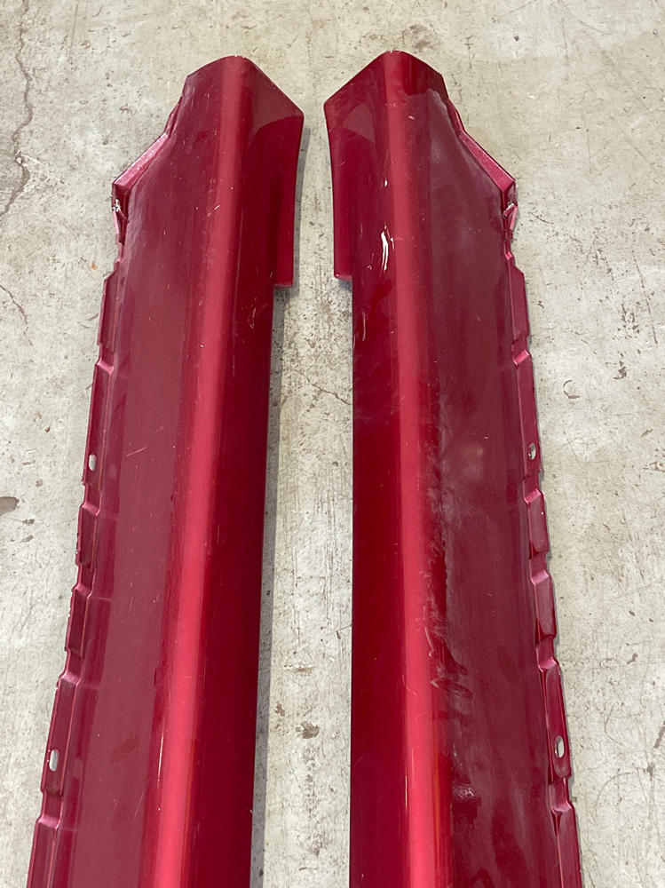 2003-04 Ford Mustang SVT Cobra Side Skirt Pair- Red Fire BA