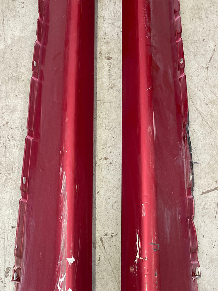 2003-04 Ford Mustang SVT Cobra Side Skirt Pair- Red Fire BA