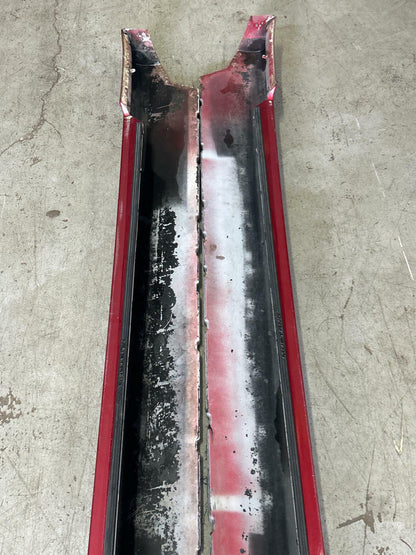 2003-04 Ford Mustang SVT Cobra Side Skirt Pair- Red Fire BA