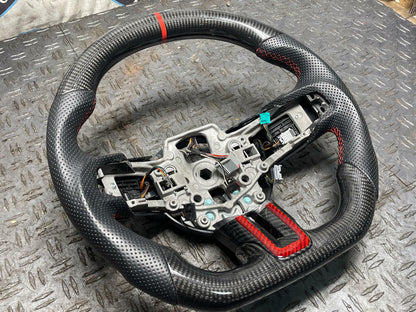 2015-23 Ford Mustang Aftermarket Carbon Fiber Steering Wheel