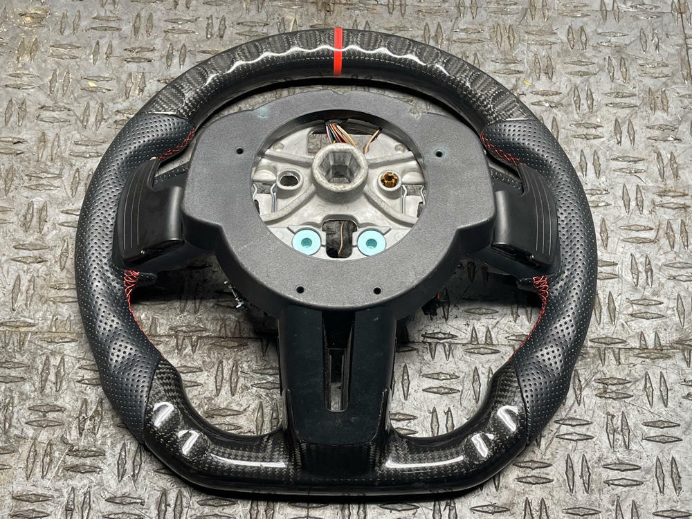 2015-23 Ford Mustang Aftermarket Carbon Fiber Steering Wheel