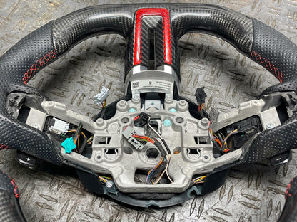 2015-23 Ford Mustang Aftermarket Carbon Fiber Steering Wheel