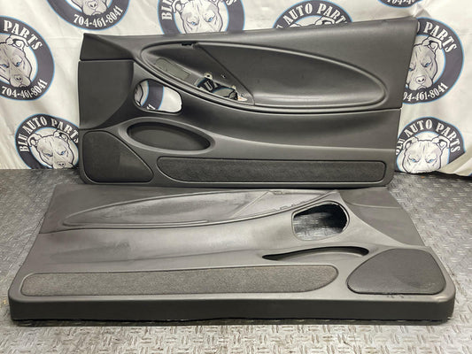 2003-04 Ford Mustang SVT Cobra OEM Dark Charcoal Door Panels Pair 318