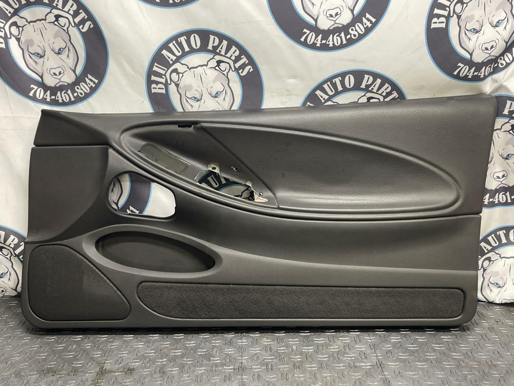 2003-04 Ford Mustang SVT Cobra OEM Dark Charcoal Door Panels Pair 318