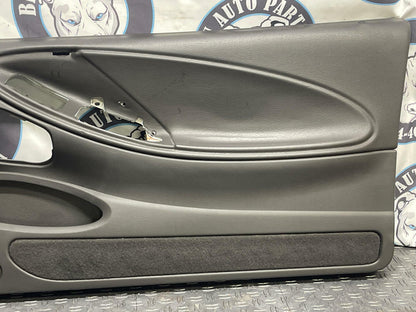 2003-04 Ford Mustang SVT Cobra OEM Dark Charcoal Door Panels Pair 318