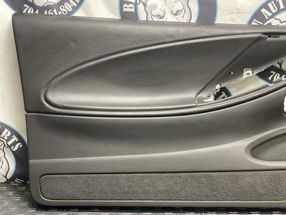 2003-04 Ford Mustang SVT Cobra OEM Dark Charcoal Door Panels Pair 318