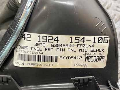2003-04 Ford Mustang SVT Cobra Shifter Bezel & Leather Boot OEM 318