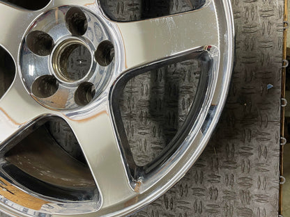 2003-04 Ford Mustang SVT Cobra OEM 17x 9 Chrome Wheel 39k Miles 318