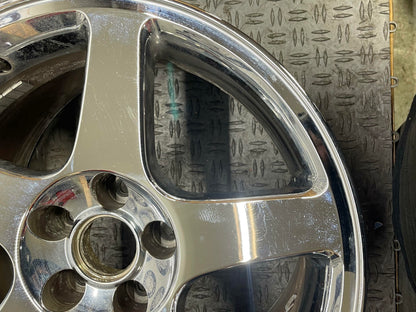 2003-04 Ford Mustang SVT Cobra OEM 17x 9 Chrome Wheel 39k Miles 318