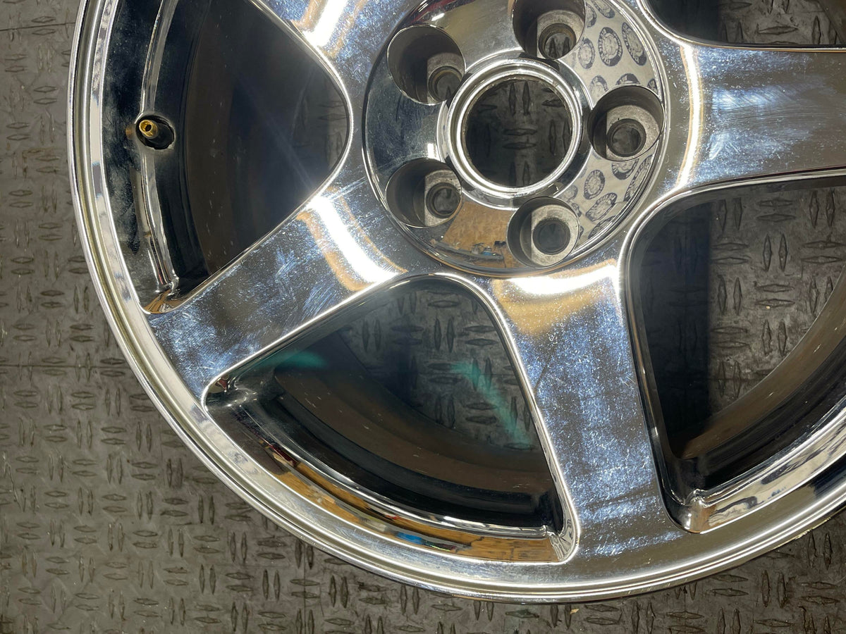 2003-04 Ford Mustang SVT Cobra OEM 17x9 Chrome Wheel 39k Miles 318