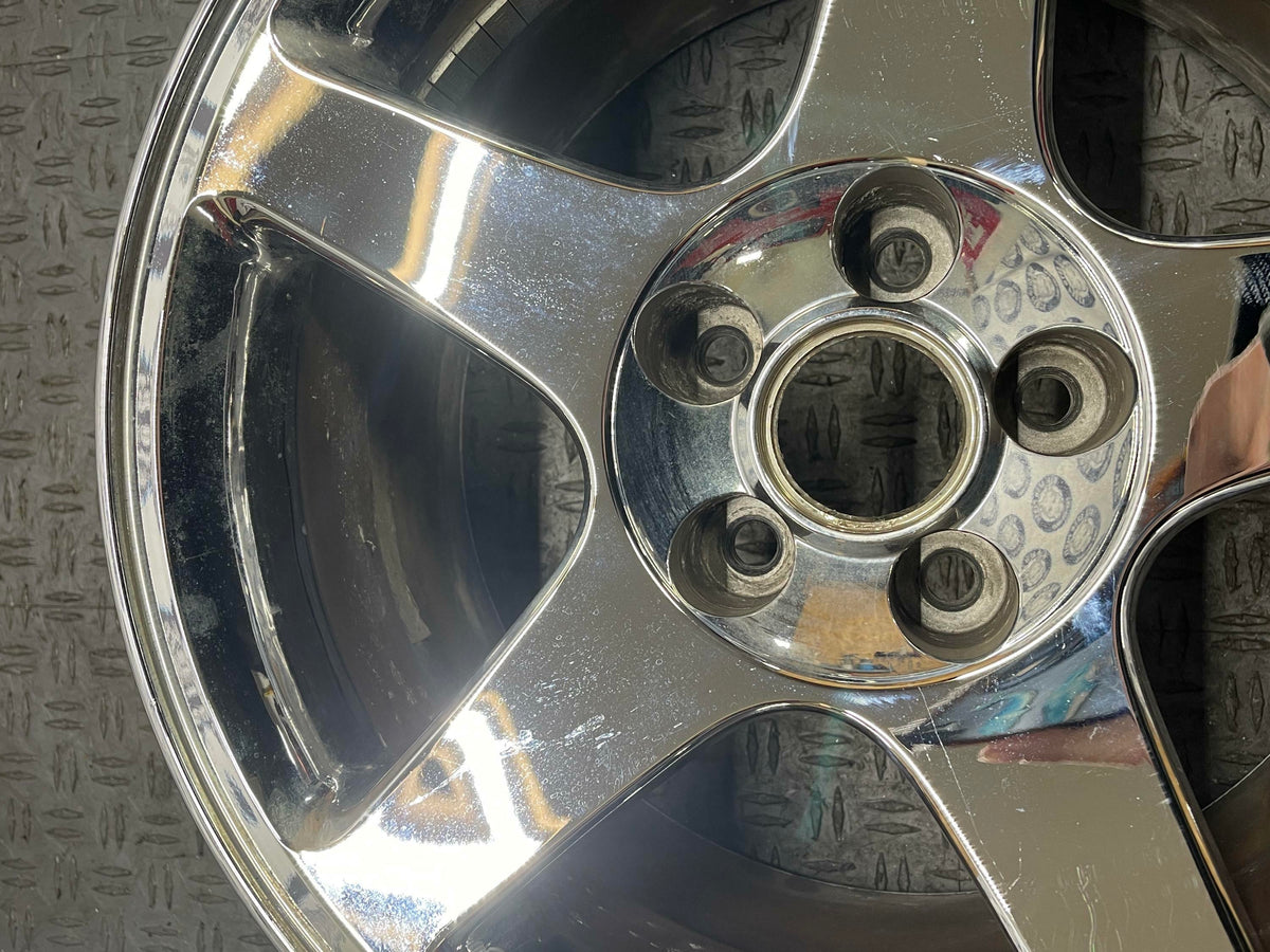 2003-04 Ford Mustang SVT Cobra OEM 17x 9 Chrome Wheel 39k Miles 318