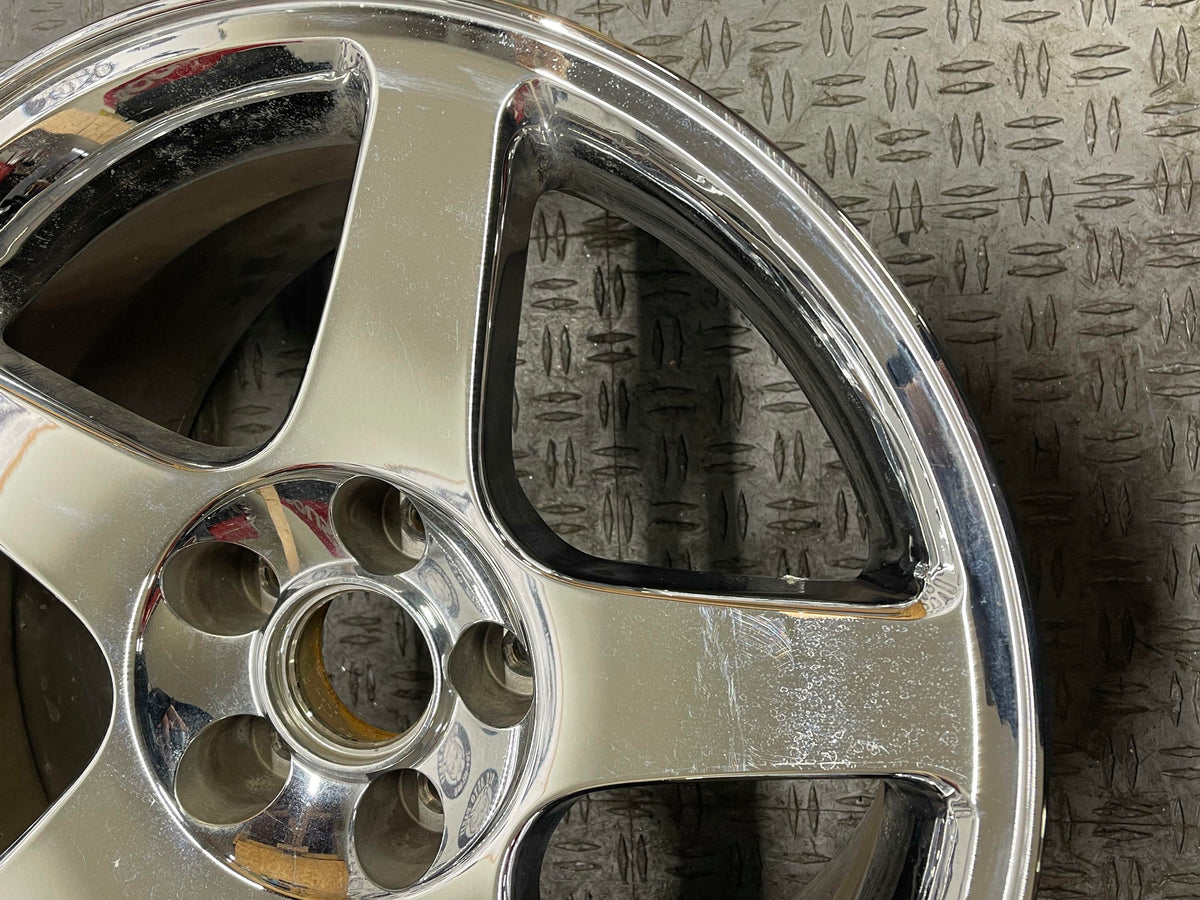 2003-04 Ford Mustang SVT Cobra 17x9 Chrome Wheel OEM 39k Miles 318
