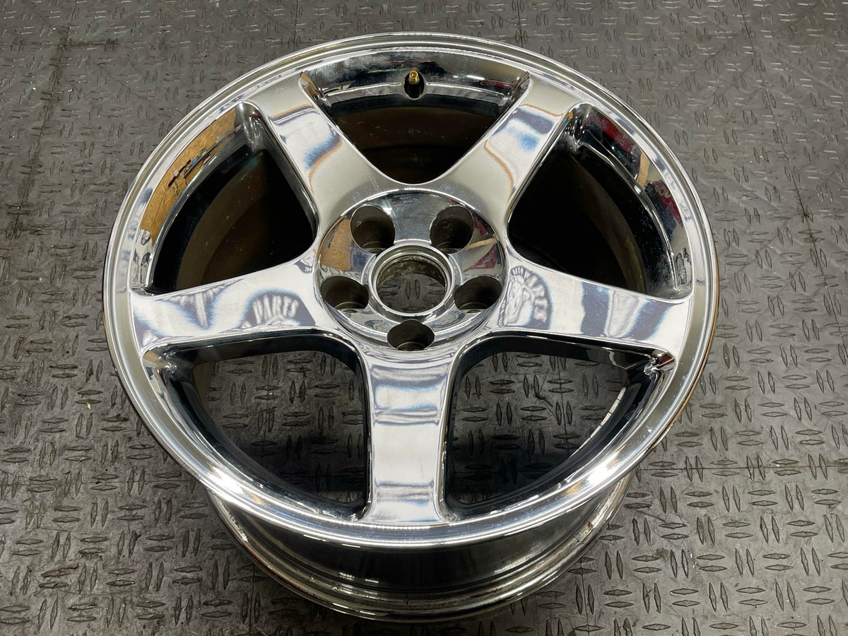 2003-04 Ford Mustang SVT Cobra OEM 17x9 Chrome Wheel 39k Miles 318