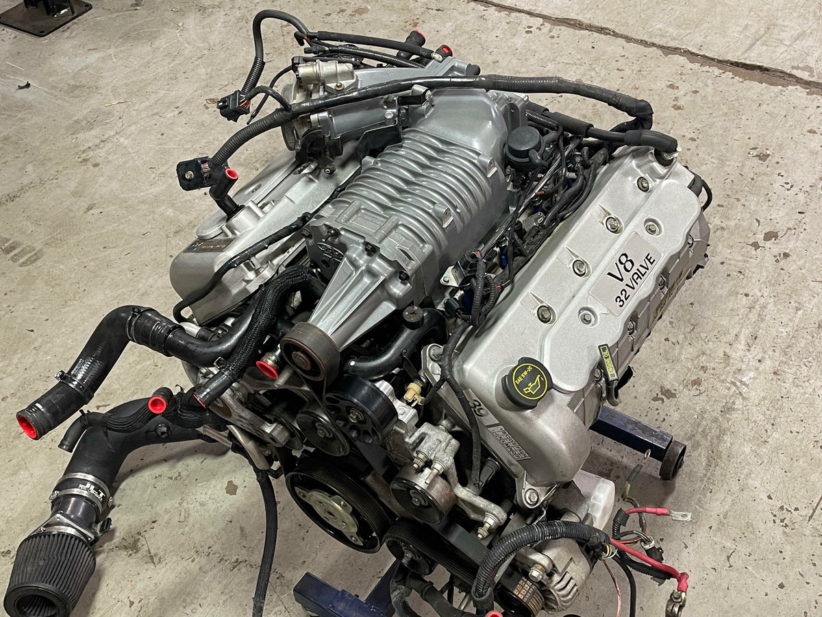 2003-04 Ford Mustang SVT Cobra Engine 133xxx Miles 9 Thread Heads READ DESC 325